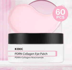 KOEC PDRN Collagen Eye Patches – 60 Hydrogel Under - Eye Masks - Beautivana