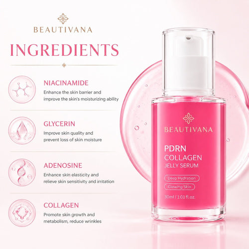 KOEC PDRN Collagen Jelly Serum – Deep Hydration & Skin Firming Glow Serum - Beautivana