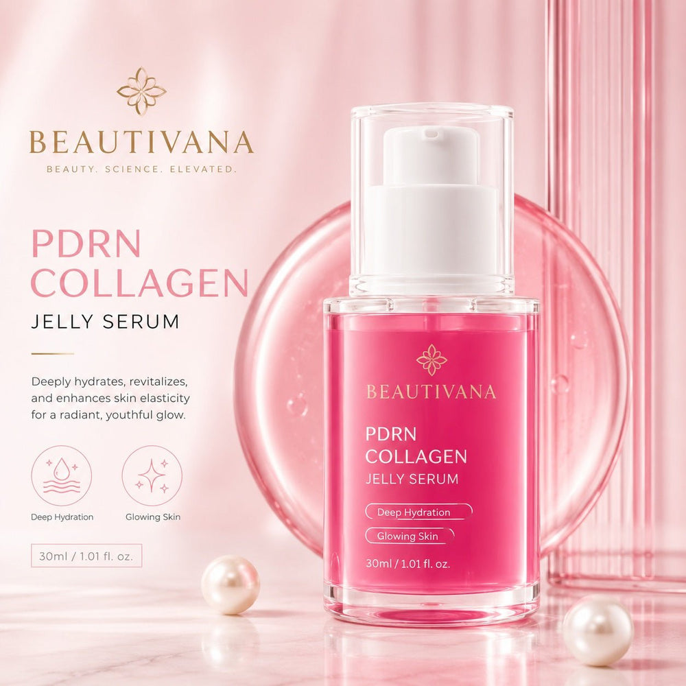 KOEC PDRN Collagen Jelly Serum – Deep Hydration & Skin Firming Glow Serum - Beautivana
