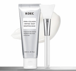 KOEC PDRN Collagen Peptide Night Wrapping Mask 50ml with applicator