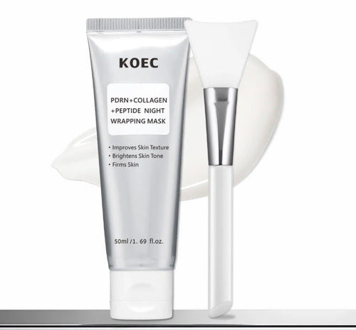 KOEC PDRN Collagen Peptide Night Wrapping Mask 50ml with applicator