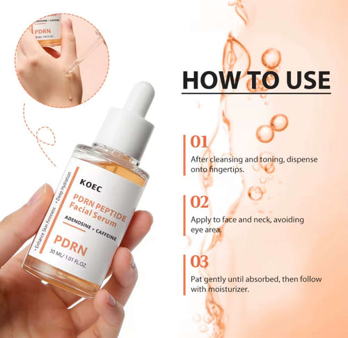 KOEC PDRN Peptide Facial Serum – Firming, Smoothing & Deep Hydration Care - Beautivana