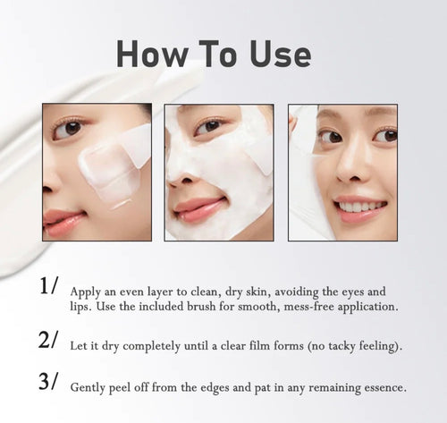 How to use KOEC PDRN Collagen Peptide Night Wrapping Mask