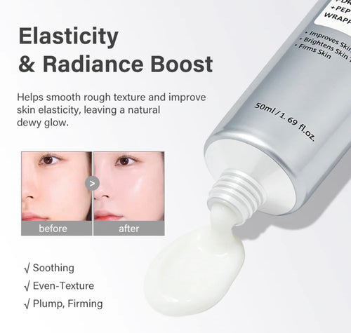 KOEC PDRN Collagen Peptide Night Wrapping Mask smoothing and radiance