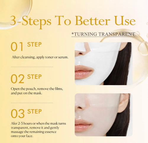 How to use KOEC Snail Mucin Collagen Hydrogel Mask