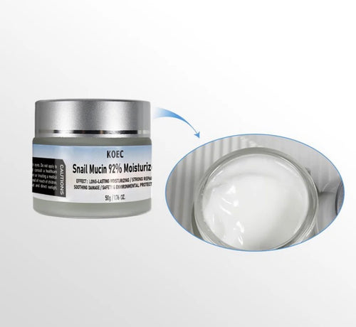 KOEC Snail Mucin 92% Moisturizer cream consistency