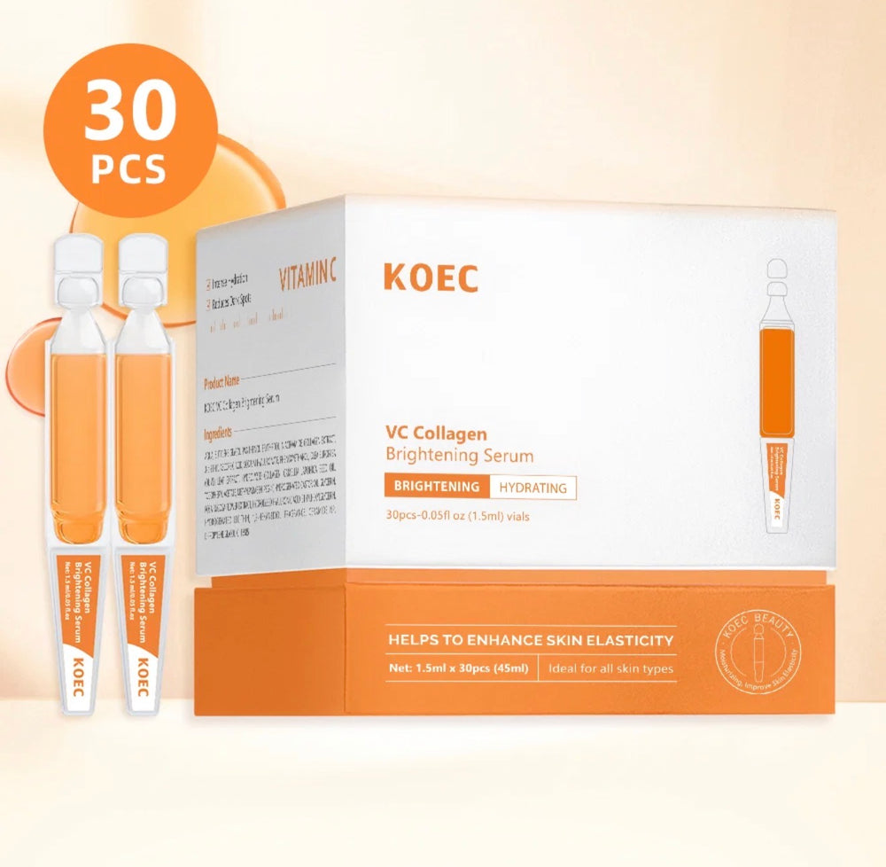 KOEC VC Collagen Brightening Serum 30-vial set