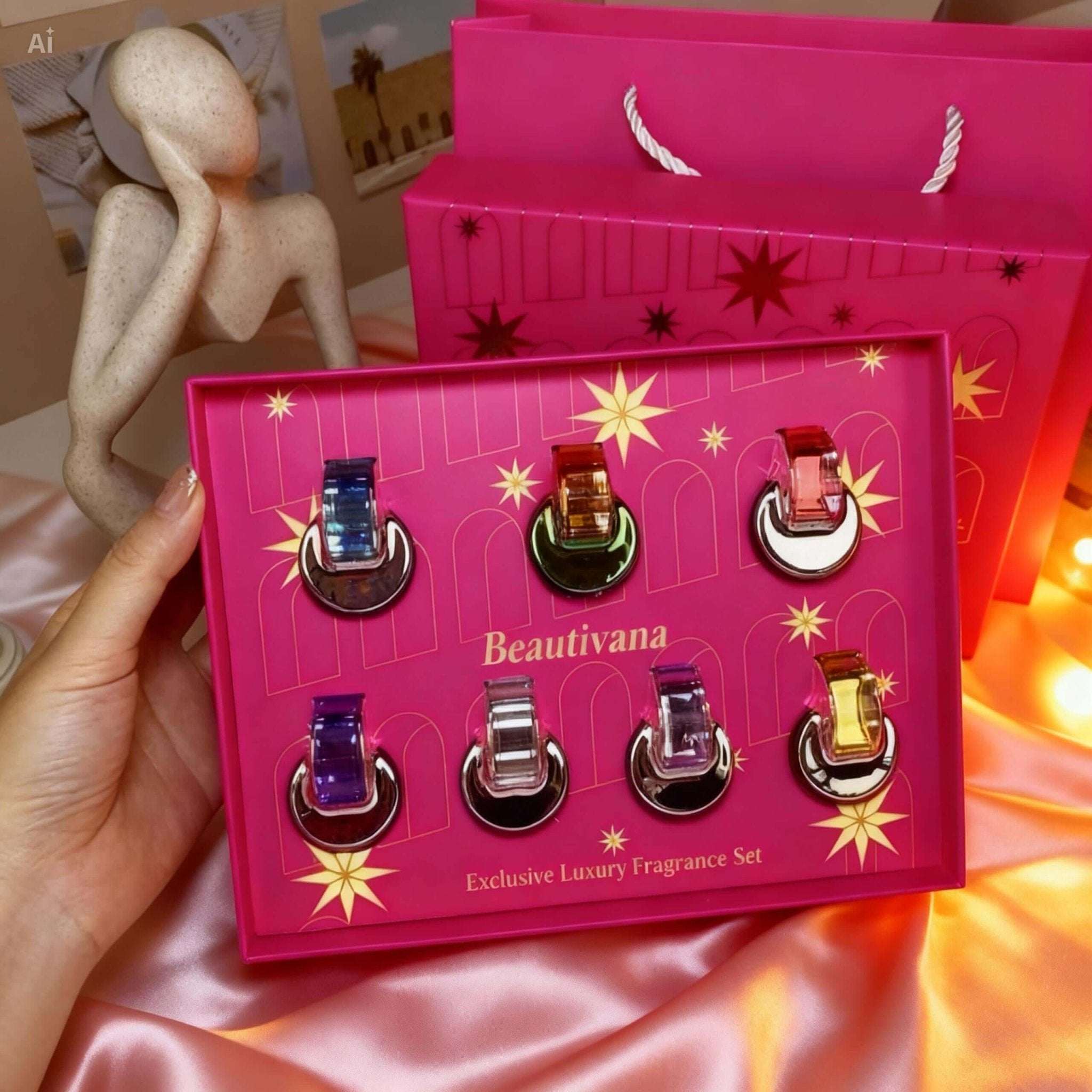 Luxury Perfume Gift Set – 8 Piece Mini Fragrances | Beautivana