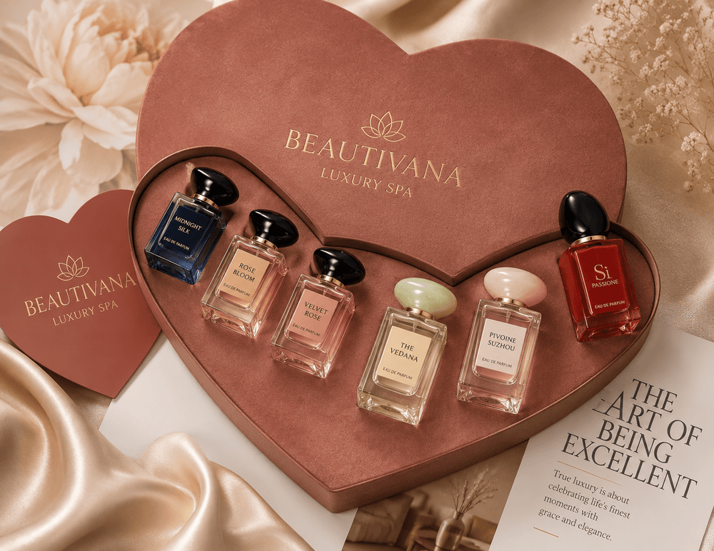 Luxury Mini Perfume Gift Set- 6-Piece Fragrance Collection - Beautivana