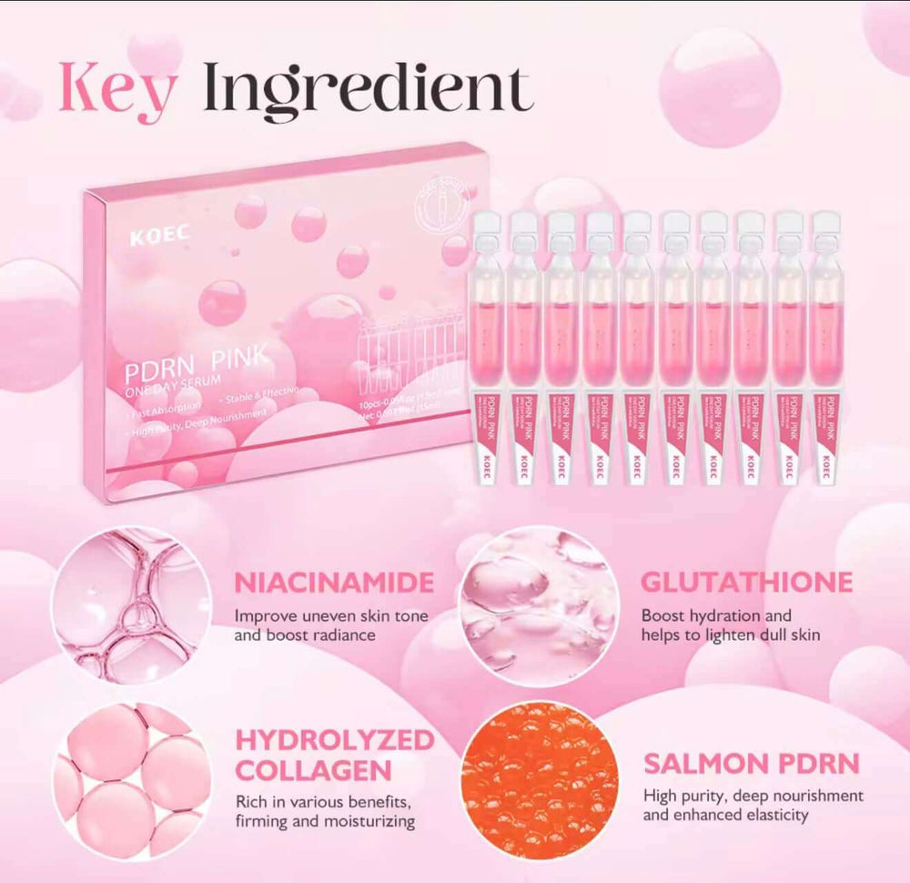 PDRN Hydrating Ampoule Set – 10-Piece Serum Set - Beautivana