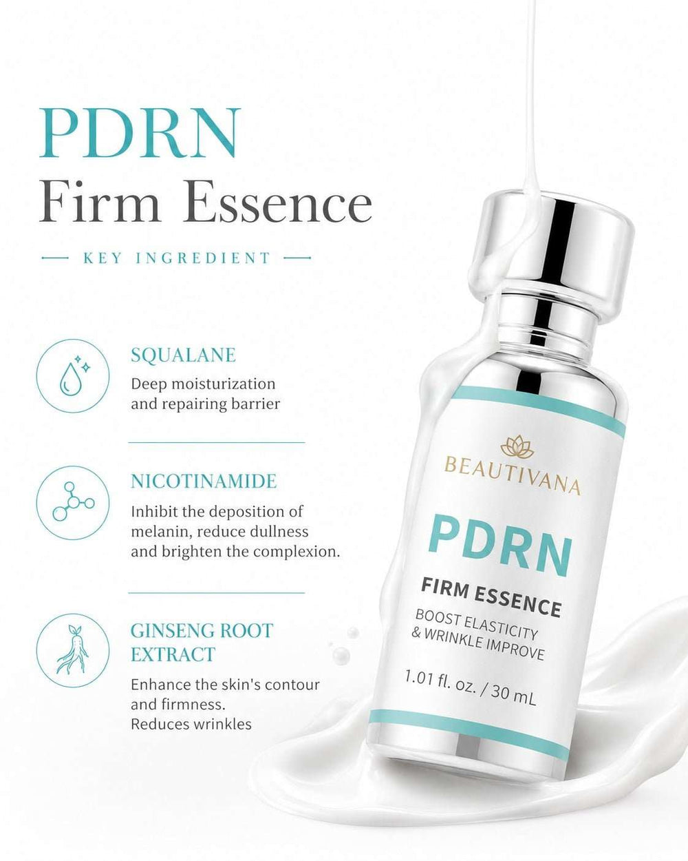 PDRN Niacinamide Squalane Serum - Beautivana