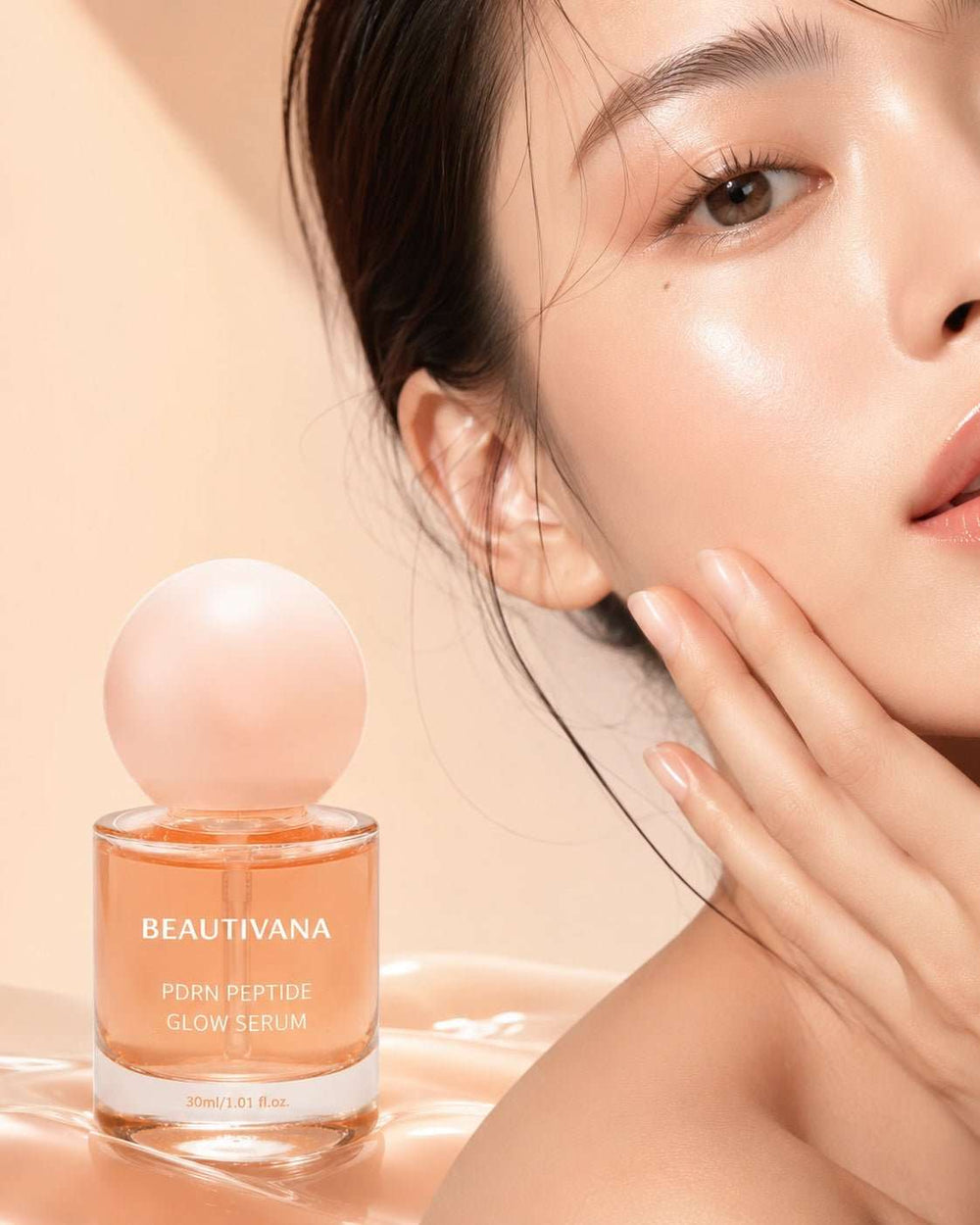 PDRN Peptide Hydrating Facial Serum - Beautivana