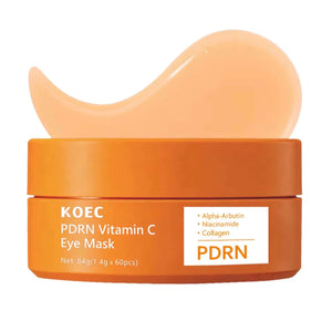 PDRN Vitamin C Eye Mask – Dark Circle, Puffiness & Brightening Treatment (60 Pcs) - Beautivana