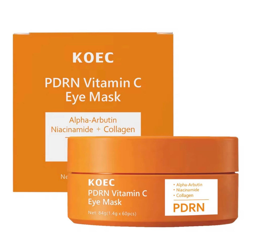 PDRN Vitamin C Eye Mask – Dark Circle, Puffiness & Brightening Treatment (60 Pcs) - Beautivana