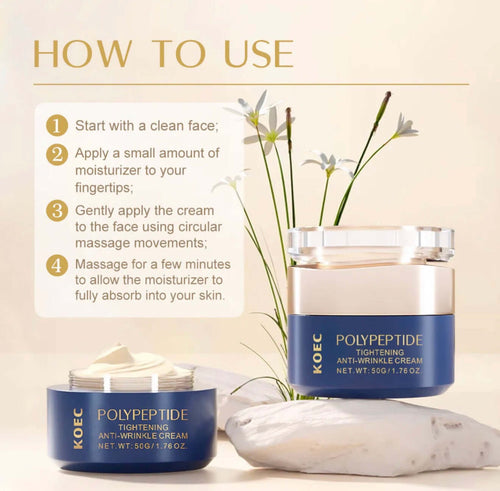 Polypeptide Anti - Wrinkle Firming Cream –Deep Hydration - Beautivana