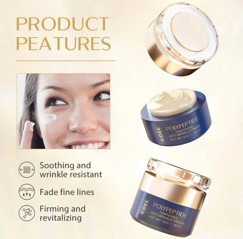 Polypeptide Anti - Wrinkle Firming Cream –Deep Hydration - Beautivana