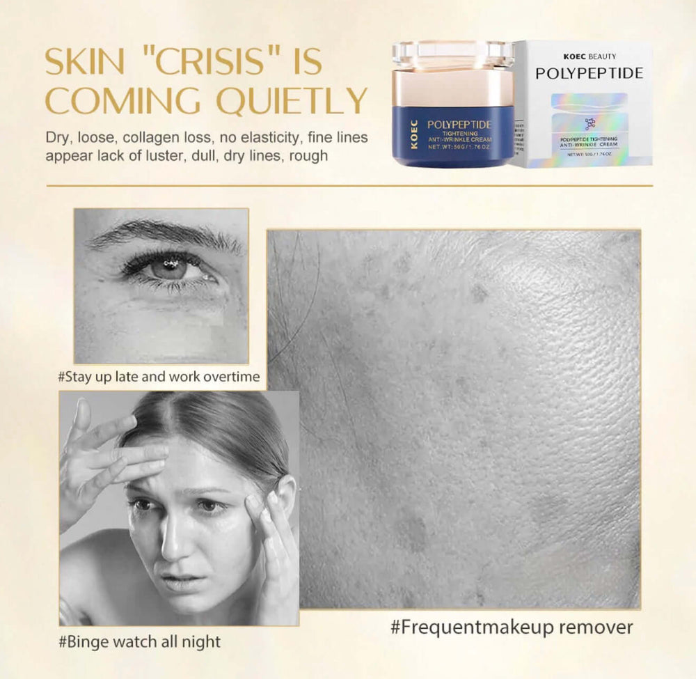 Polypeptide Anti - Wrinkle Firming Cream –Deep Hydration - Beautivana