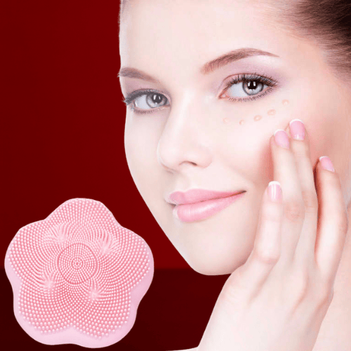 Flower Facial Cleansing Brush for Deep Pore Cleaning & Gentle Exfoliation