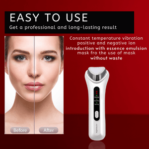 Ultrasonic Skin Rejuvenation Device Device | Multi-Function Skin Care Tool for Anti-Aging and Moisturizing