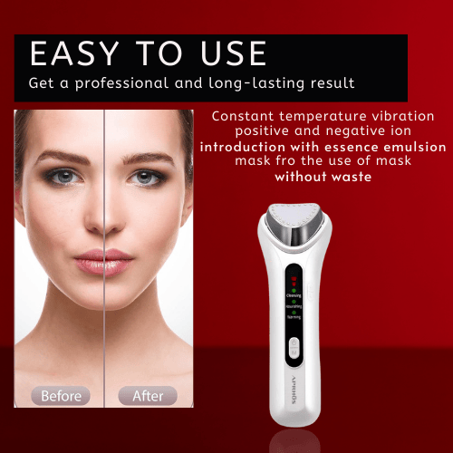 Ultrasonic Skin Rejuvenation Device Device | Multi-Function Skin Care Tool for Anti-Aging and Moisturizing