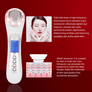 Beautivana 5-in-1 Ultrasonic Skin Rejuvenation Device: Advanced Skin Care Technology