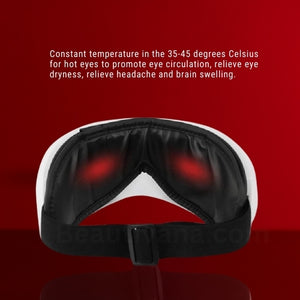 Beautivana Wireless Foldable Eye Massager with Heat & Compression