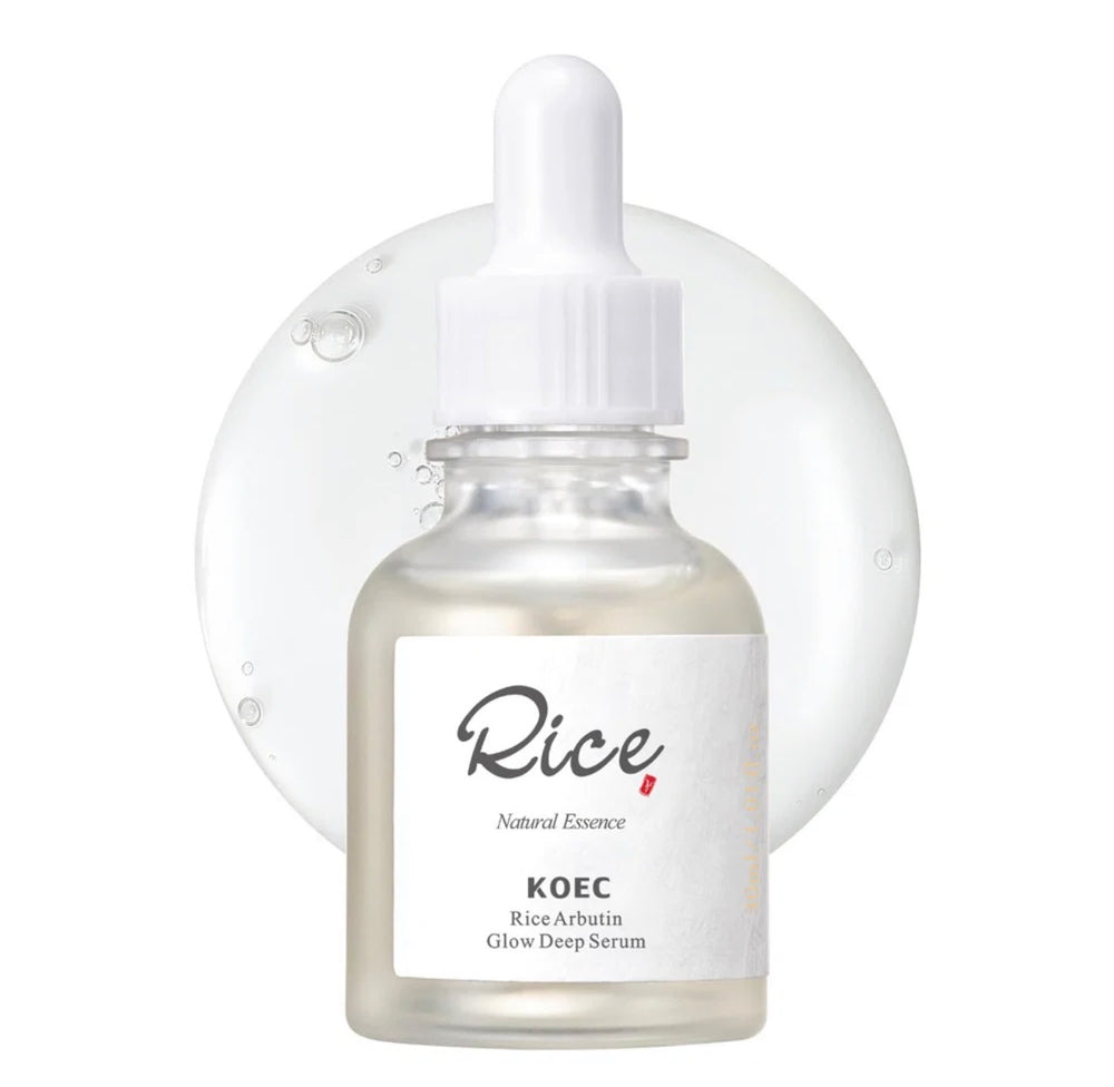 Beautivana rice and alpha arbutin glow serum 30 milliliter bottle