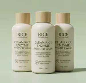 Rice Republique Clean Rice Enzyme Powder Wash 100g facial cleanser