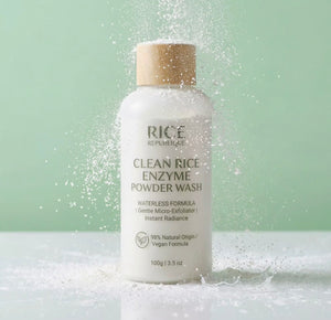 Rice Republique Clean Rice Enzyme Powder Wash dry powder cleanser texture