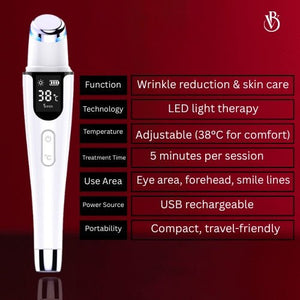 Thermal Ion Eye Massager - Rejuvenate & Depuff Your Eyes - Beautivana