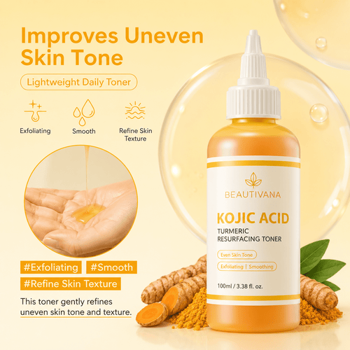 Turmeric Kojic Acid Skincare Set - Beautivana