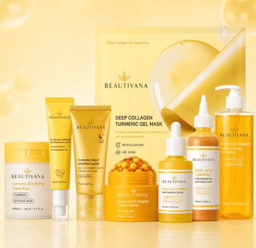 Turmeric Kojic Acid Skincare Set - Beautivana