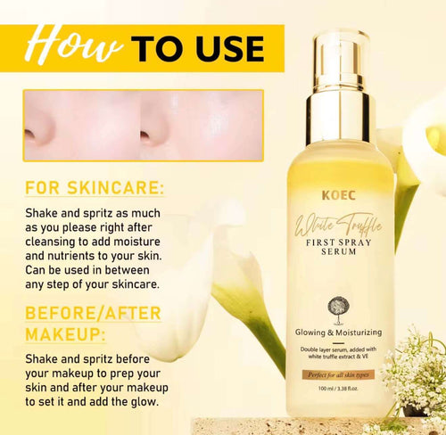 White Truffle Hydrating Facial Mist - Beautivana