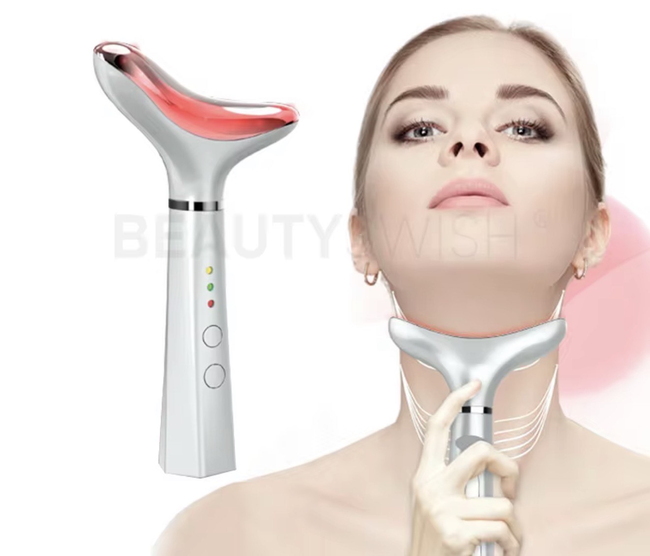 Beautivana Neck & Face Massager – 3 Color Modes & Vibration - Image 5