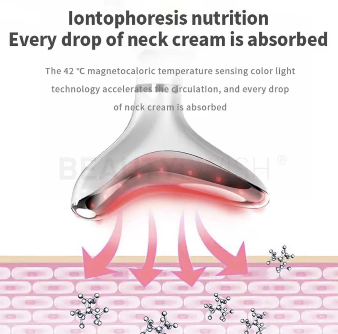 Beautivana Neck & Face Massager – 3 Color Modes & Vibration - Image 9