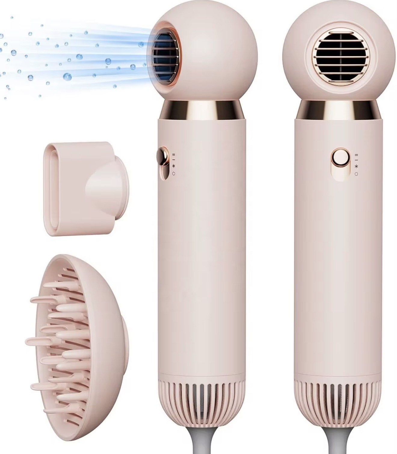 High Speed Travel Size Hair Dryer with Cool Shot Function High Wind Speed 18m/S with CE - Image 2
