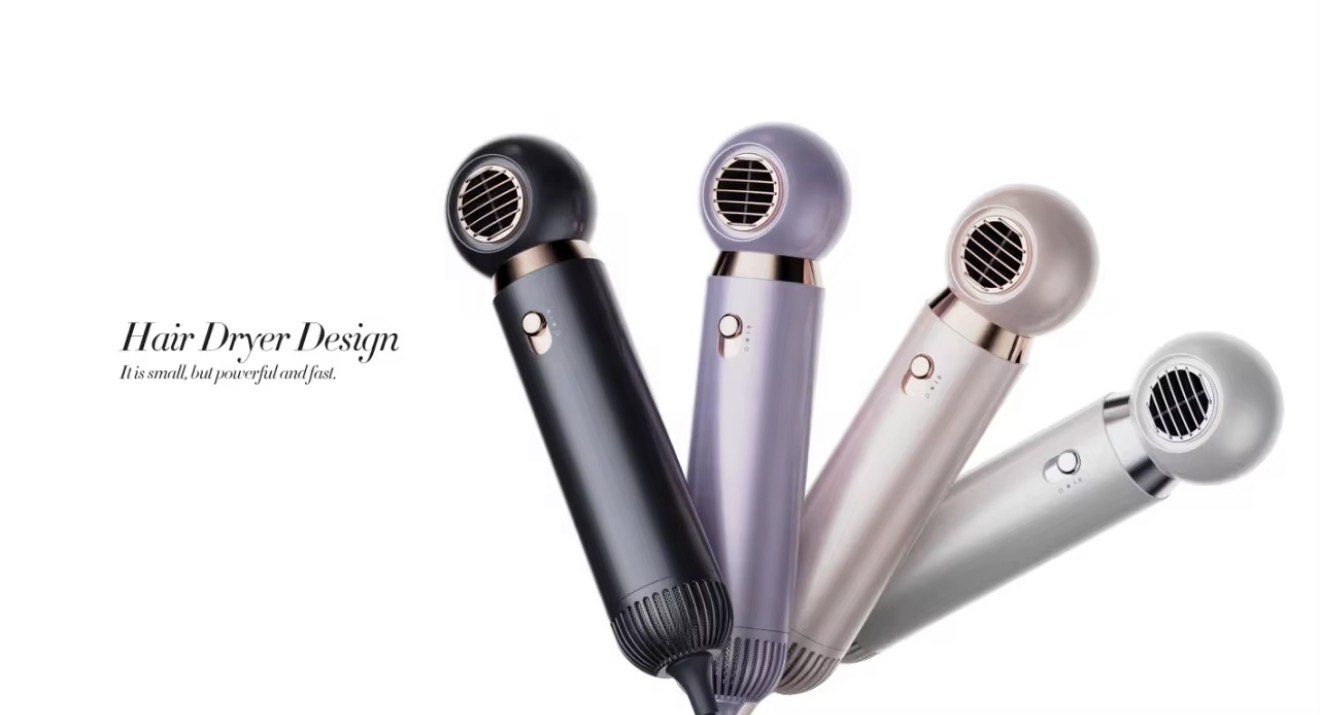 High Speed Travel Size Hair Dryer with Cool Shot Function High Wind Speed 18m/S with CE