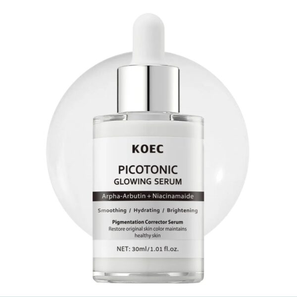 KOEC Picotonic Glowing Serum – Alpha‑Arbutin + Niacinamide Brightening & Blemish Mark Corrector
