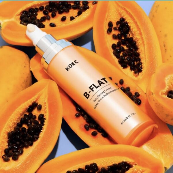 KOEC B‑FLAT Belly Firming Cream – Tighten, Tone & Smooth with Avocado Oil + Centella + Purslane