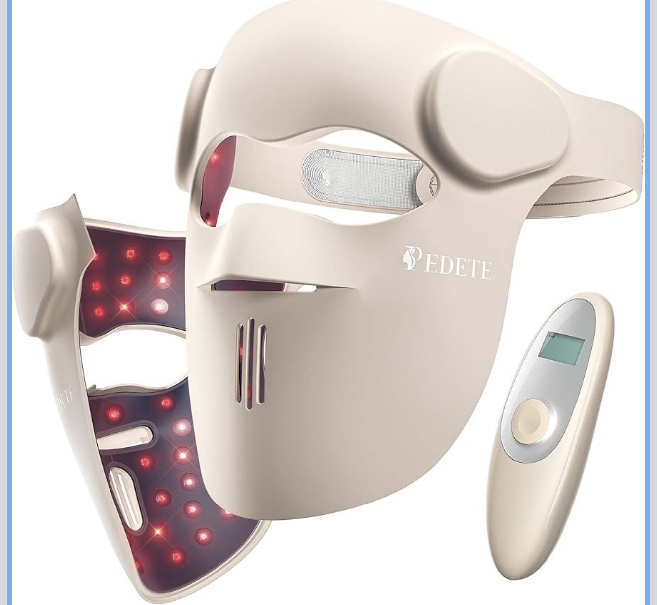 Beautivana 3D Wireless LED Light Therapy Face Mask – 7 Color Rejuvenation for Anti-Aging, Acne & Skin Renewal