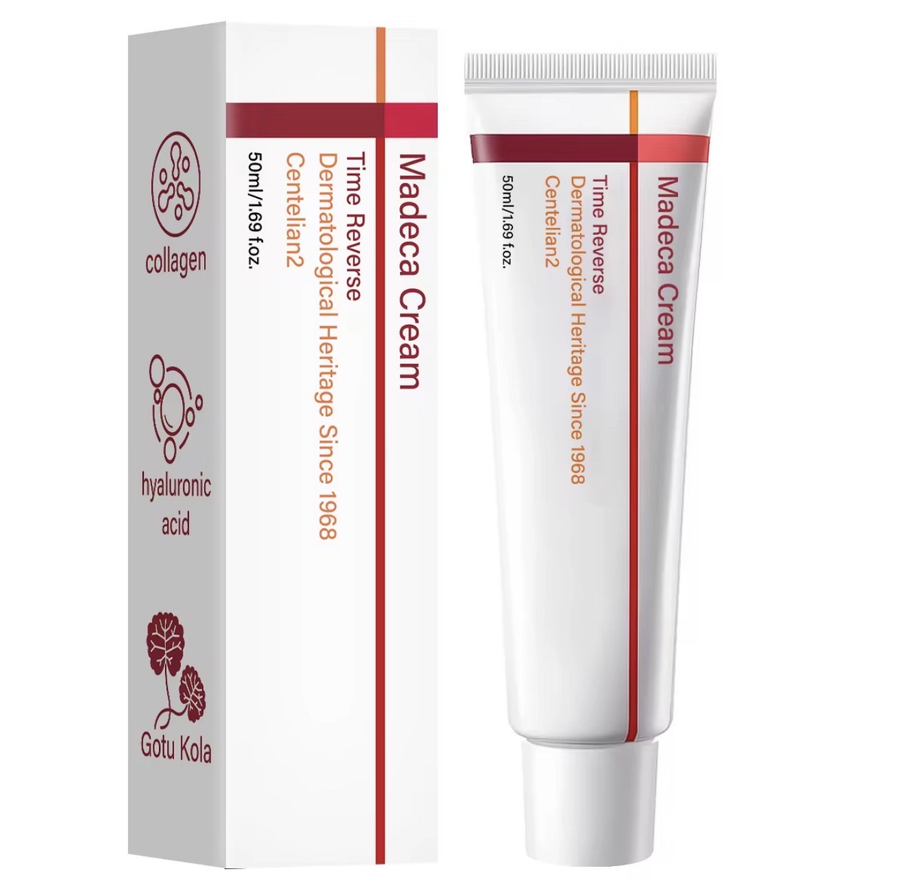 Korean Skincare Madeca Cream – Time Reverse Dermatological Heritage Since 1968 (50ml) - Image 3