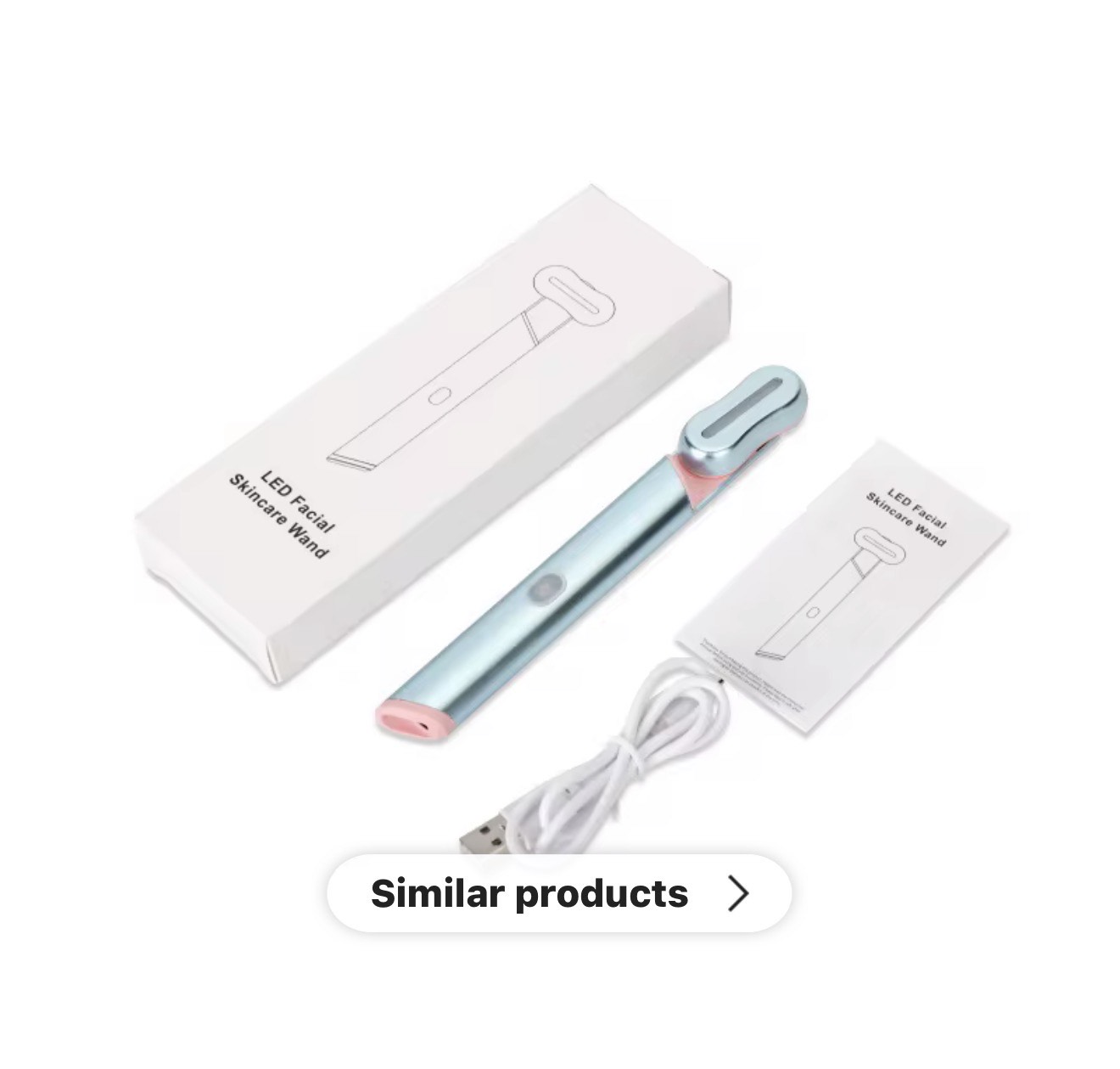 4-in-1 Facial Device with Red Light Therapy – Anti-Aging, Pore Cleaning, USB Rechargeable - Image 4